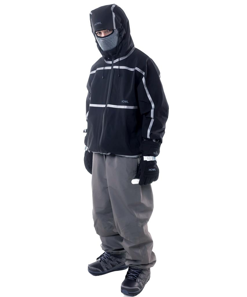 HOWL SUPPLY Утепленные износостойкие брюки Серые 25/26