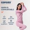 COPOZZ Мужские Женские Термобелье для Лыж Комплекты Быстросохнущие Функциональные Компрессионные Костюмы Обтягивающие Топы и Штаны для Сноуборда Взрослые