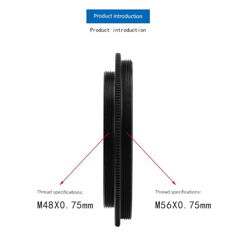M56 to M48 External Thread Adapter Ring, M56 Internal to M48 External, M56 Internal to M42 External, Telescope Accessories