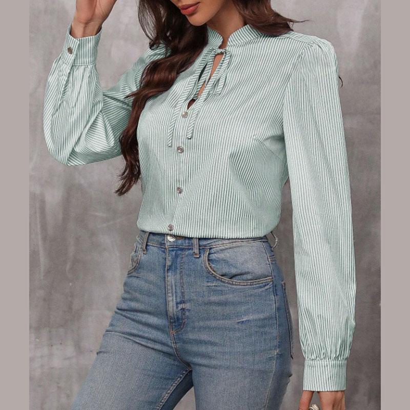 Женский элегантный весенне-летний французский полосатый свитер с длинным рукавом, универсальная блузка, рубашка, топ