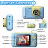 Kids 180° Rotating Lens Camera | 2.4" HD Screen Mini Digital Cam with 16 Filters for Students & Toddlers