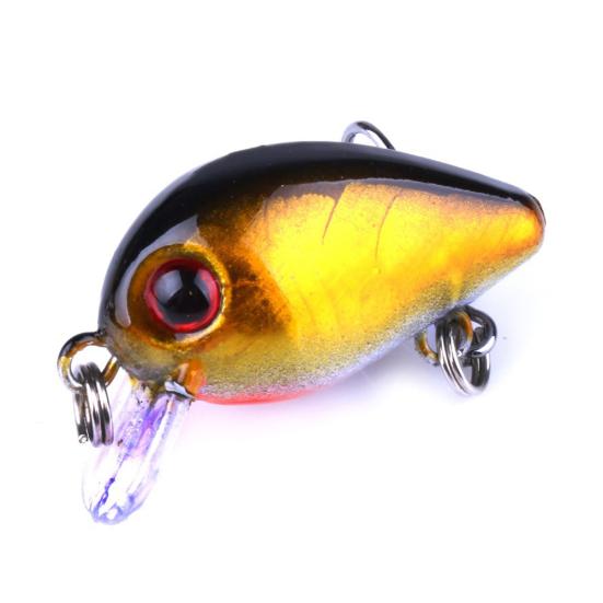 10Pcs 3cm 1.5g Mini Crankbait Minnow Fish Fishing Baits Hard Lure with Hook