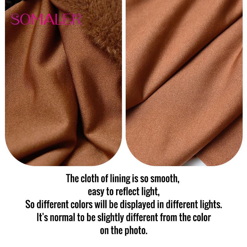 SOMALER 100% Genuine Mink Fur Hats for Women Winter Scarf Hat Fashion Elegant Warm Lady Caps New Fur Beanies