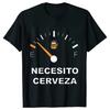 Men's Casual T-shirt NECESITO CERVEZA Print Men Tshirts Short Sleeve Tee Top Clothes for Summer Drinking Beer  T Shirt Tops#Color