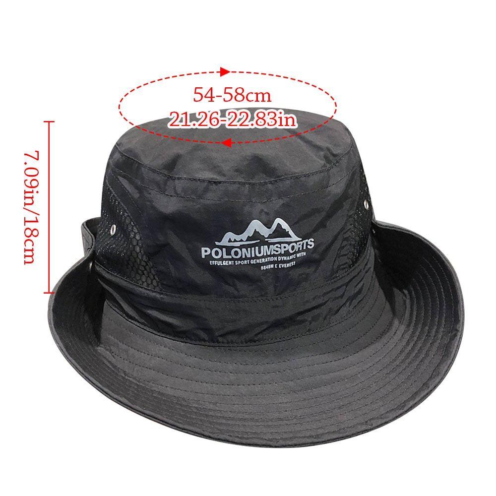 Quick-dry Bucket Hat Sun Protection Mountaineering Caps Fashion Fisherman Cap Camping Hiking