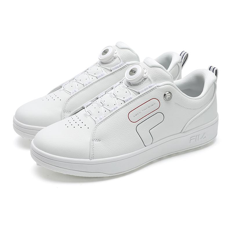 Fila GF 1911 Тренировочные Низкие Мужские Гольф-Ботинки Ярко-Белые A12M521701FBW