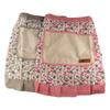 Polyester Half Apron Exquisite Cooking Apron Durable Floral Waist Apron  Women