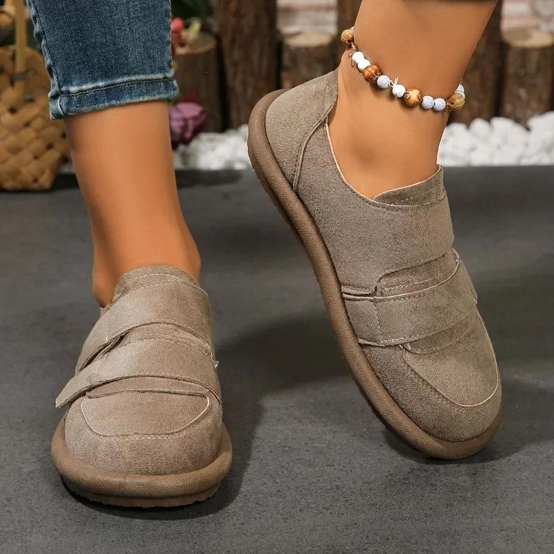 Fashion Women's Shoes 2024 High Quality Basic Women's Flats Fashion Sewing Daily Flats Women Hot Sale Round Toe Light Casual Flat Shoes