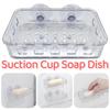 Transparent Soap Drying Rack Keep Soap Dry Sponge Rack Suction Cup Soap Dish  Shower Use