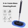Telescopic Window Cleaning Brush Multi-functional Car Windshield Cleaner Car Washing Defogging Accessories