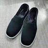 Унисекс Весна Дышащая Толстая Уличная Обувь Старый Пекин Черная Ткань Мужская Повседневная Осенняя Мягкая Подошва Одиночные Рабочие Туфли Женские Слипоны 36-45
