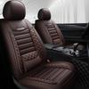 2022 All-Season Full Leather Car Seat Cushion with Fixed Waist Design
