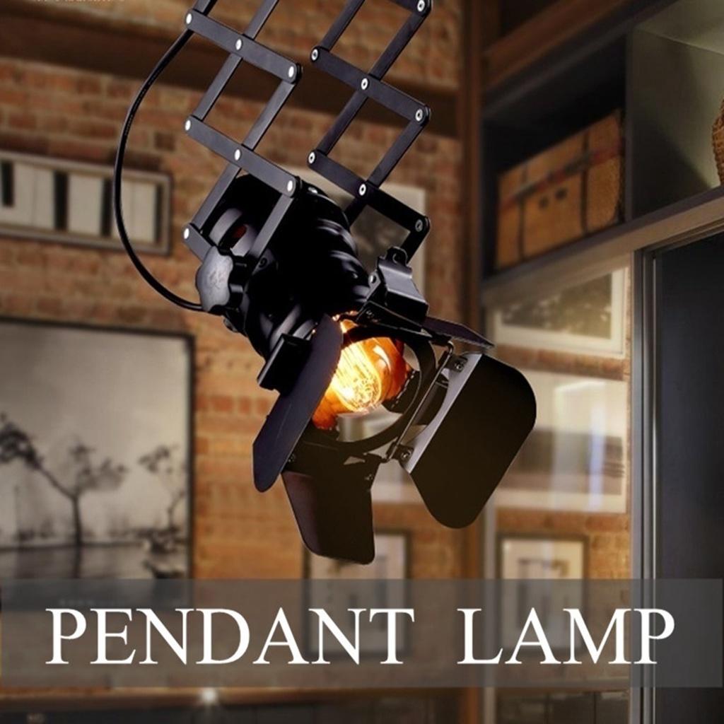 220 В промышленный прожектор, потолочные светильники, винтажный потолочный светильник в стиле лофт, регулируемый металлический трековый светильник для гостиной, паба, бара, кафе