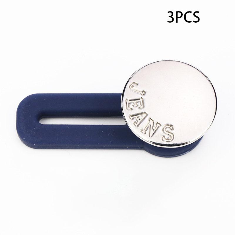 Пуговица для брюк - Без гвоздей, Съемная, Универсальная пуговица, Пуговица-удлинитель для джинсов, Регулируемая эластичная пуговица