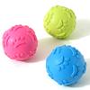 Dog Squeaky Ball Toy Interactive TPR Ball Chew Toy for Aggressive Chewers Puppy Teeth Cleaning Toy for Large Small Dogs
