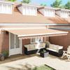 Retractable Awning Multicolor 500 x 300 cm