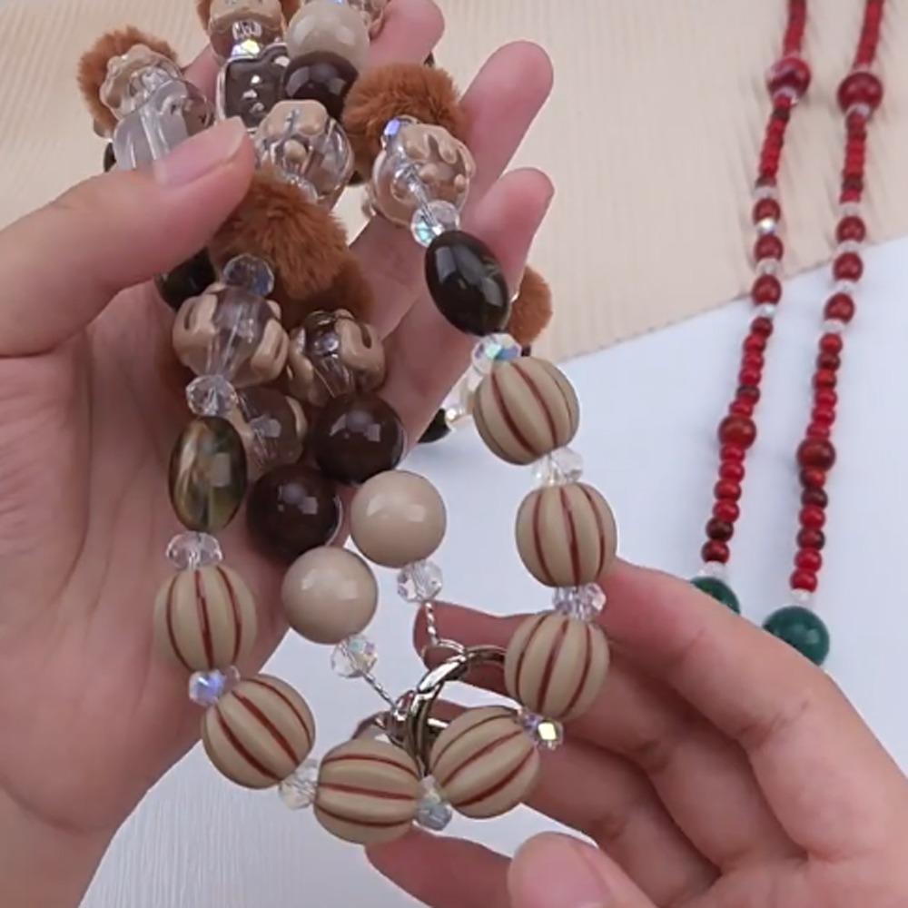 Ремешок для мобильного телефона с бантом, шейный ремешок для телефона с медведем, ремешок для телефона через плечо, подвесные украшения