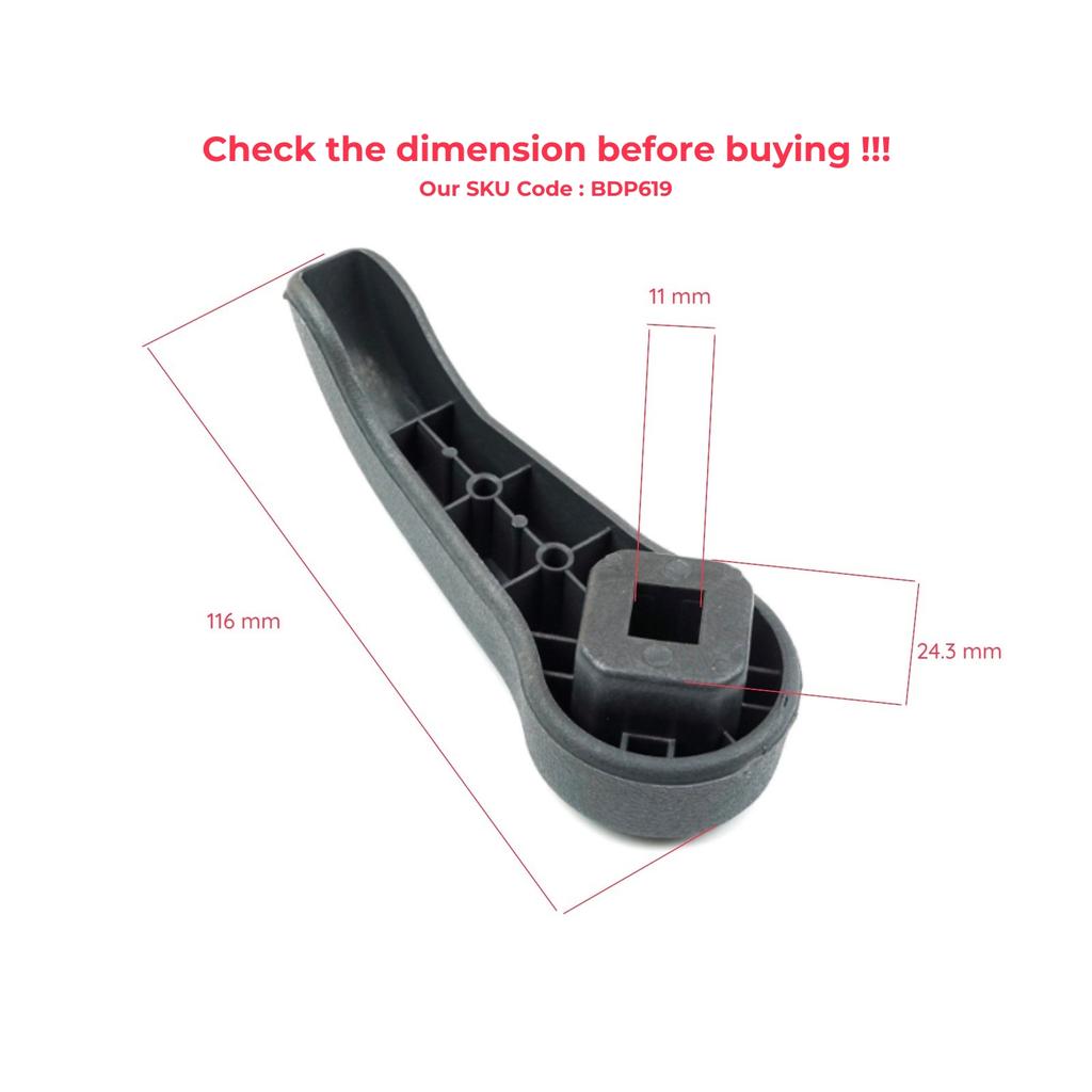 EDP619 Seat Handle Adjustment Grip Lever 7701209658 Front for Renault Clio MK2 Twingo MK1