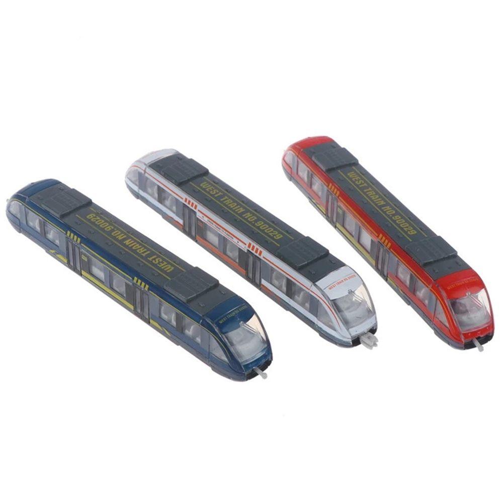 Metro Subway Train Zinc Zinc Alloy Model Diecast Train Toy Underground High Speed Rail Simulation Train Toy