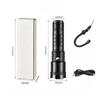 2600mah XHP70 LED Flashlight USB Rechargeable Tactical Light 18650 Zoom Waterproof Torch Lamp Outdoor Lights Camp Fishing