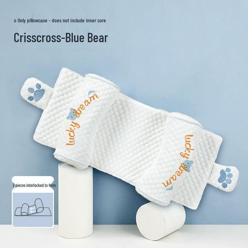 Регулируемая детская подушка против плоской головы (0-6 месяцев+) для новорожденных