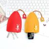 Creative Pull Out Cute Large Capacity Car Key Case PU Car Keychain Portable Pull Type Key Holder Bag KTY