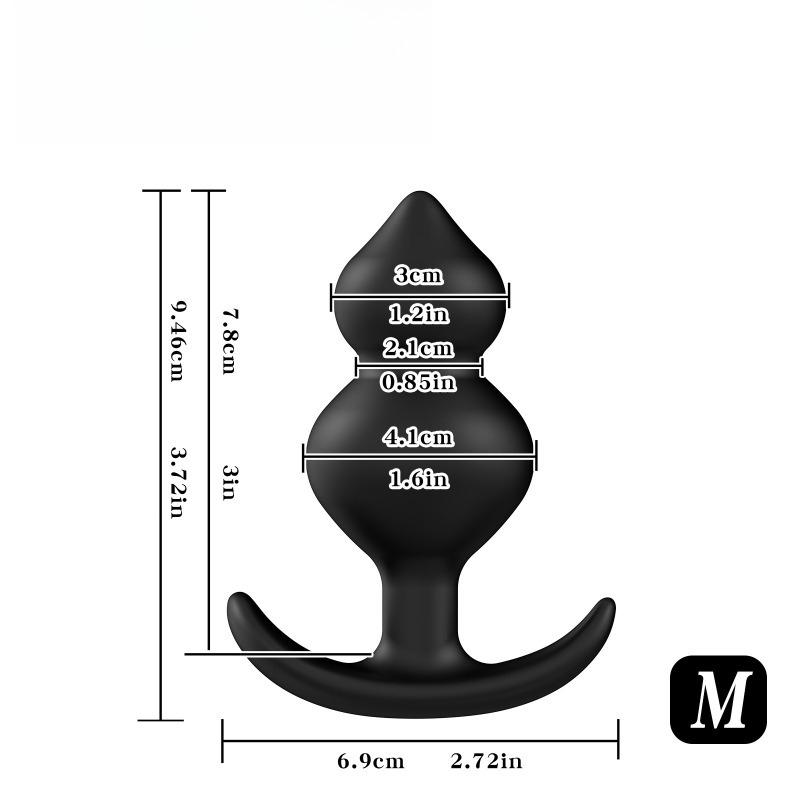 Анальная пробка со стальными шариками Анальная пробка Анальные бусины Фетиш Мужской массажер простаты Секс-игрушки для женщин мужчин Анальный дилататор Батплаг