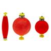 10/15Pcs EPS Fishing Float with Weights Long Casting Lightweight High Visibility Ball Bobber Float Saltwater Freshwater Fishing Accessories
