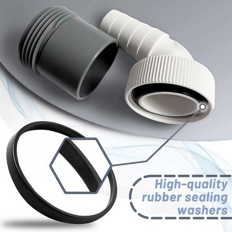 Профессиональная дренажная система стиральной машины Пластиковая конструкция Включает хомут для шланга Подходит для стабильного соединения