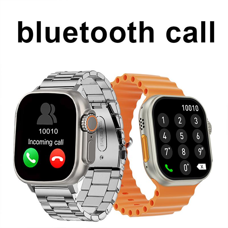 Новые умные часы с температурой тела Ultra Series 8, NFC, умные часы с беспроводной зарядкой, Bluetooth, звонки для мужчин