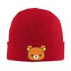 Rilakkuma Hats Autumn Winter Beanies New Kawaii Bears Cute Aesthetic Cap Unisex Acrylic Knitted Hat