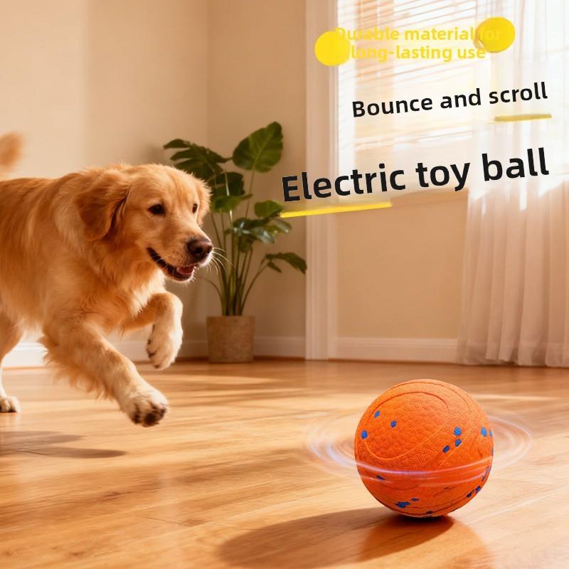toyDog Bite-Resistant Ball Round Electric Non-Toxic Molar Ball Training Pet Dog Toy Ball Food Grade