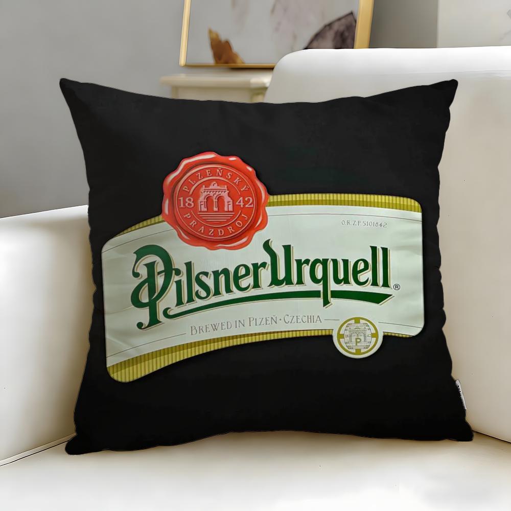 Бренд напитков Pilsner Urquell Наволочка Мягкая Легко стирающаяся Наволочка Универсальная для Дивана Кровати Путешествий и Офиса