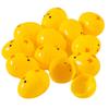 2.4 Inch Plastic Chick Easter Eggs Empty Yellow Mini Fillable Eggs for Easter Basket Stuffers Hunt Games Party Supplies