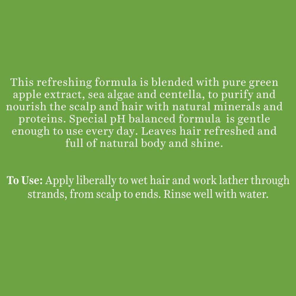 Шампунь-кондиционер с Зеленым яблоком (650 мл), Green Apple Shine & Gloss Shampoo & Conditioner, Biotique