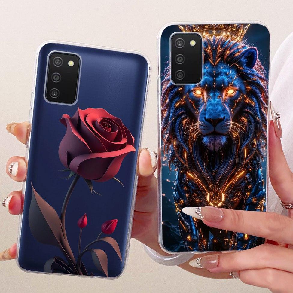 Clear Cover For Samsung A03s Case Cute Fashion Butterfly Funny Painted Casing For Samsung Galaxy A03s SM-A037F SM-A037M SM-A037G