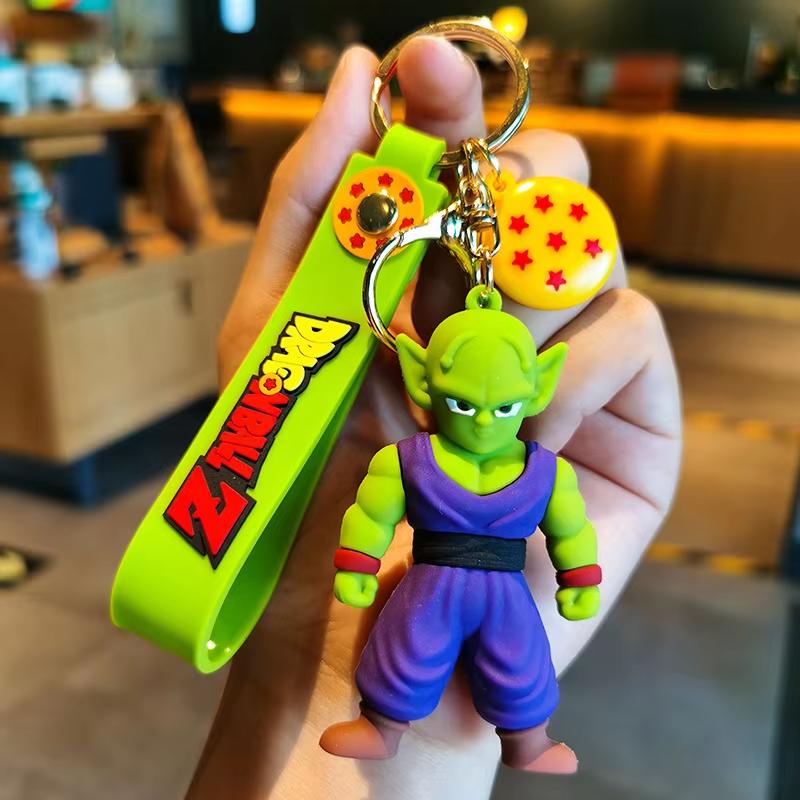 Брелок для ключей Аниме Dragon Ball 3D Фигурка Сон Гоку Мастера Роши Подвеска Dragon Ball Брелок для Рюкзака Сумки Украшение Для Фанатов Аниме