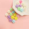 13mm 20Pcs Multicolor Candy Color Rose Flower Loose Beads for DIY Jewelry Accessories Crafted Fashion Handmade Material