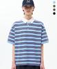 TRILLION Rugby Cotton Collared Oversized Short Sleeve T-Shirt_4Color