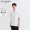 Мужская высокоэластичная футболка с вышивкой PEACEBIRD с коротким рукавом