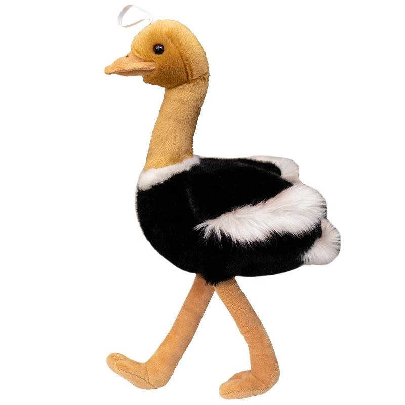 Hot 1pc 40cm/50cm Simulation Ostrich Plush Toy Stuffed Lifelike Animal Doll Soft Bird Pillow Cute Gift For Kids Girl