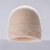 Classic solid color cashmere hat thickened head hat women's cashmere winter warm casual wool stack hat
