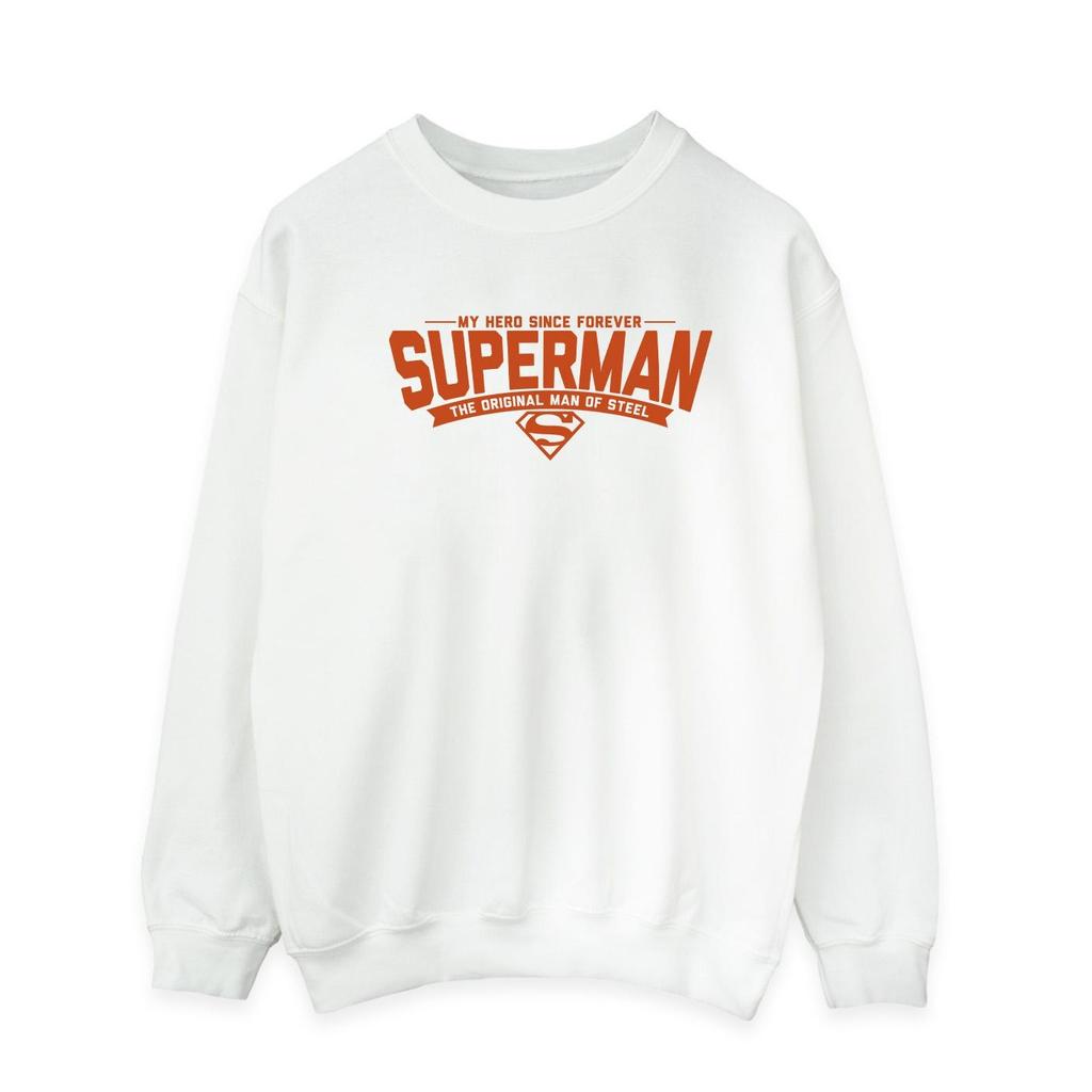 DC Comics Mens Superman Hero Dad Sweatshirt