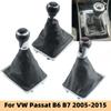 Gear Shift Knob Gaiter Boot Cover Collar For Volkswagen VW Passat B6 B7 2005-2015