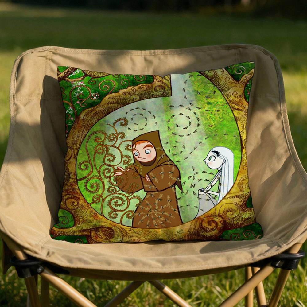 The SSecret of Kells Cushion Cover Soft Reversible Durable Pillow Cover MultiScene Use for Home Car Daily Comfort