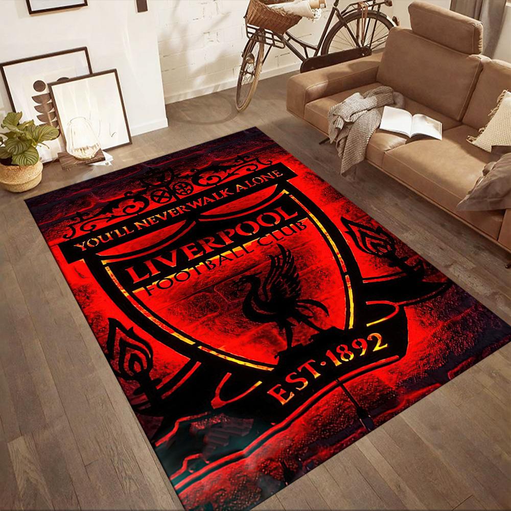 Liverpool Football Club Carpet Design For Entryway Kitchen Balcony Decorate Room Antislip Carpet Decorate Offices
