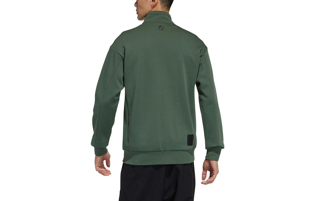 Adidas Jackets Men's Green Stand Collar Moderate Other GP0908