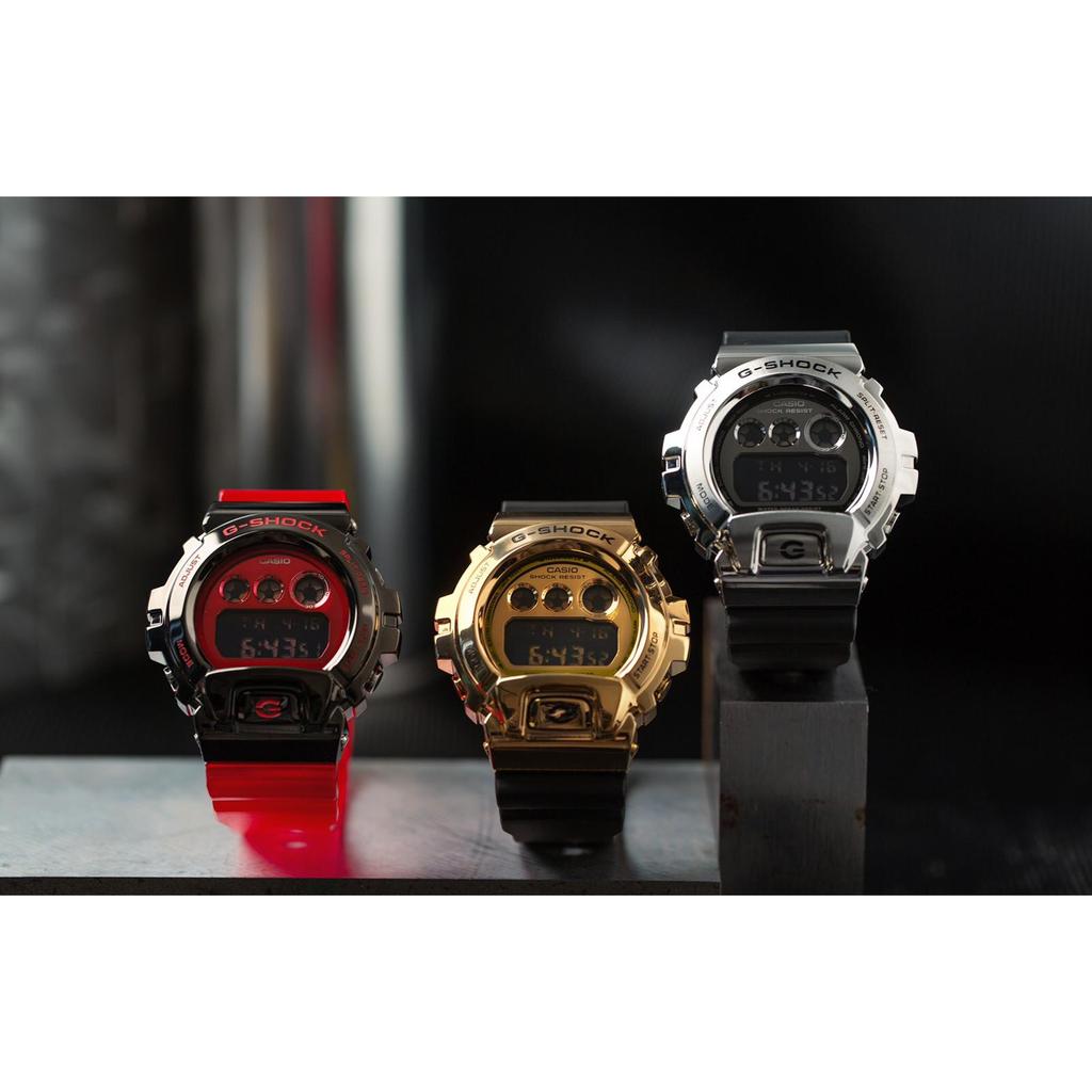 Casio Мужские часы из полной серии металла Золотые часы GM-6900G-9PR GM-6900G-9PR