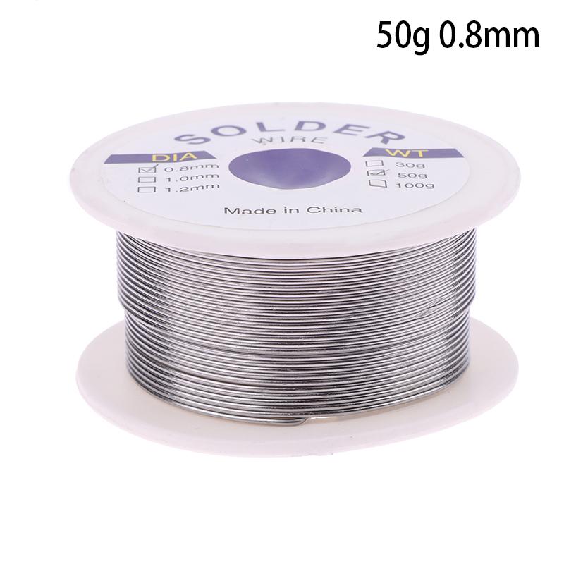 8G 15G 30G 50G 100G 0.8мм 1.0мм Паяльная проволока из олова Олово Плавка Канифольный сердечник Припой Паяльная проволока Катушка Безотмывочный флюс