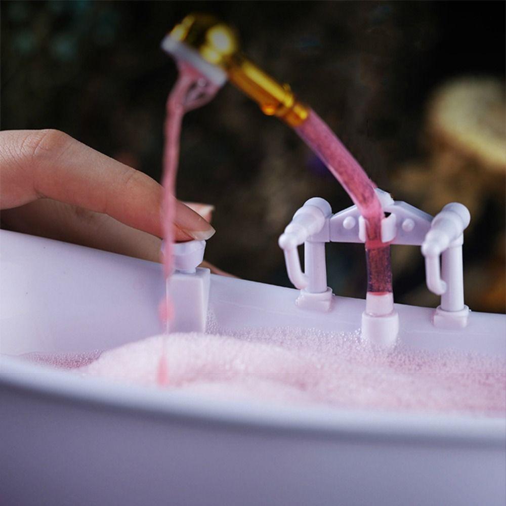 Pretend Toy Electric Bathtub Playing House Mini Bathroom Tub Kids Bathing Toys Children Gift